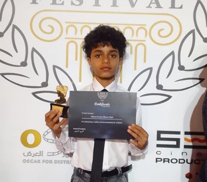 شاهد | طفل يمني يحصد جائزة  "هيباتيا الذهبية" في مهرجان الإسكندرية بفيلمٍ بيئي ملهم | اسماء وتفاصيل