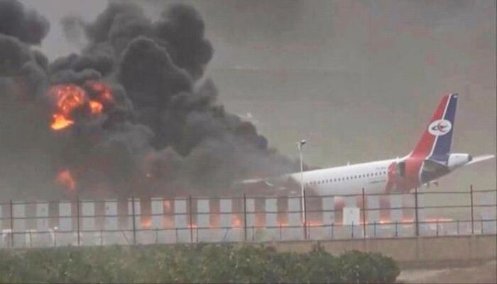 طائرات اليمنية التي دمرت في مطار صنعاء ليس مؤمن عليها .. وكالة دولية تكشف الحقيقة