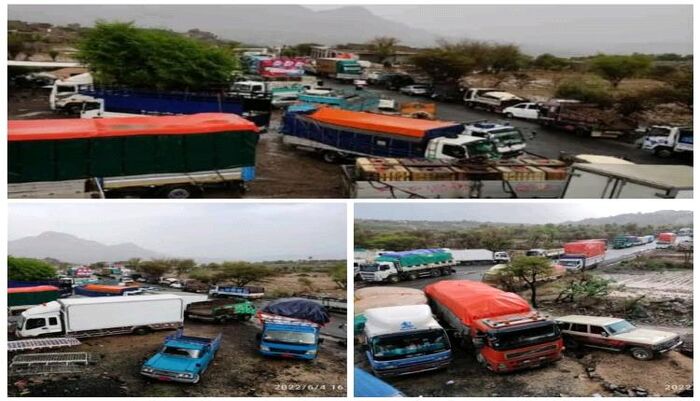 في لحج - محور طور الباحة يرفع الجباية على الشاحنات بنسبة 30% دون سند قانوني