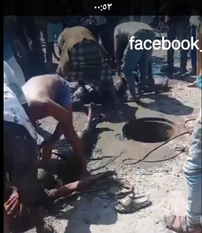مأساة في تعز: مصرع 3 أشخاص اختناقاً أثناء عملهم في شبكة الصرف الصحي