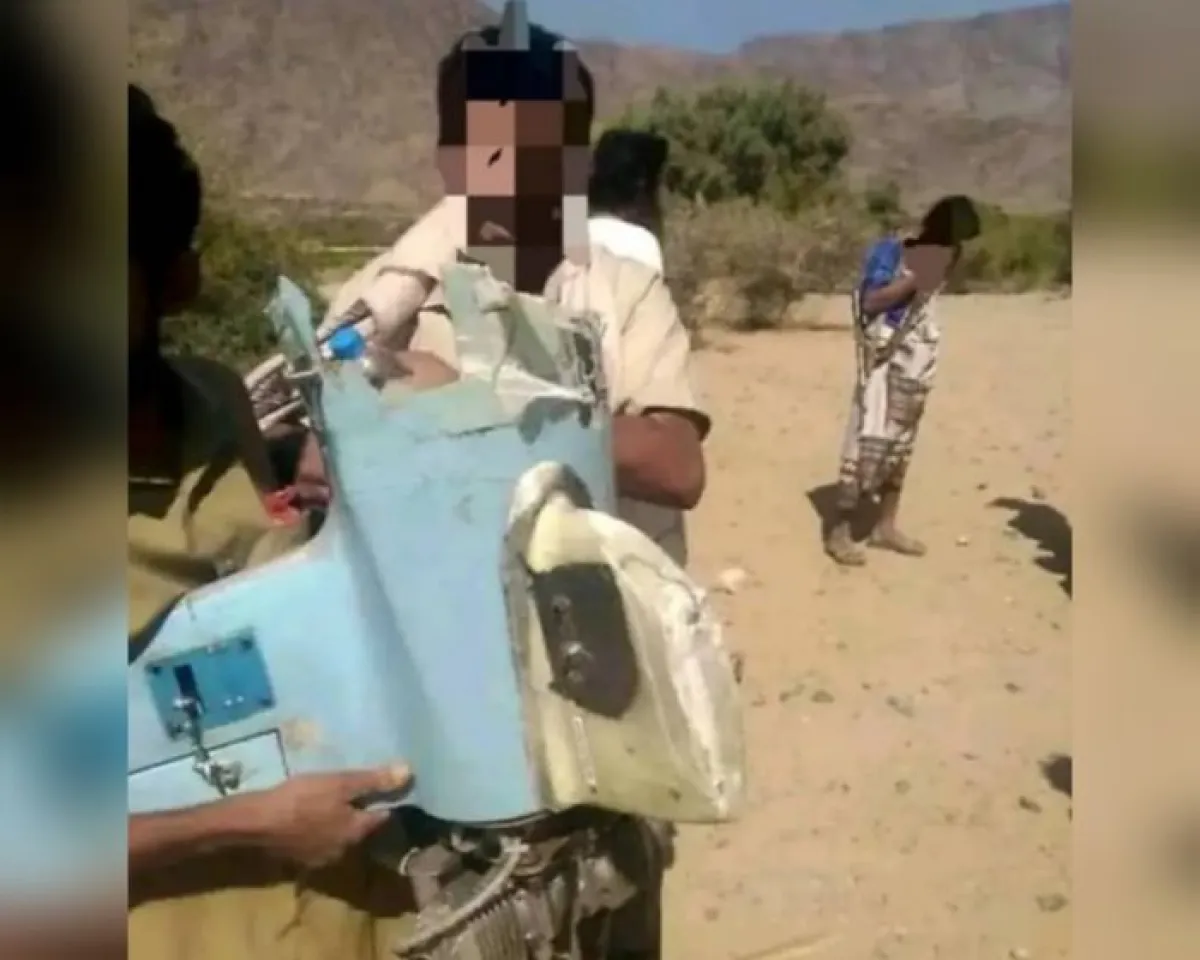 قوات العمالقة تسقط مسيرة حوثية إيرانية الصنع في شبوة خلال مهمة استطلاع