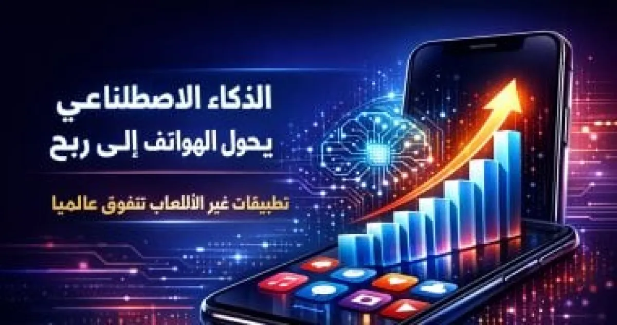 الذكاء الاصطناعي يقلب الموازين: تطبيقات غير الألعاب تتفوق لأول مرة في إنفاق مستخدمي الهواتف