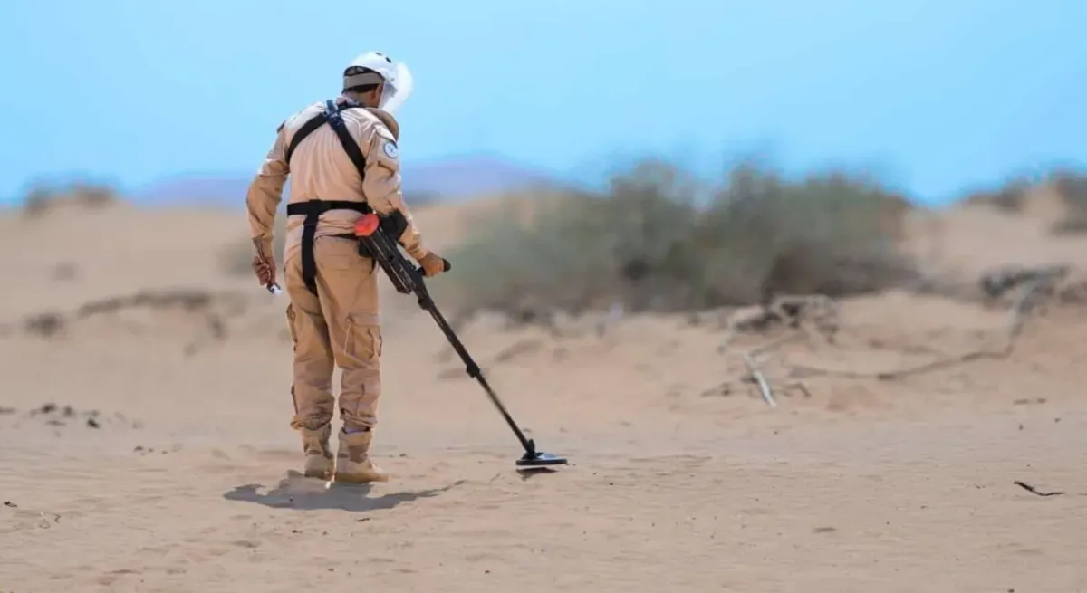 مشروع "مسام" ينزع قرابة 4862 لغماً وذخيرة حوثية منذ مطلع يناير