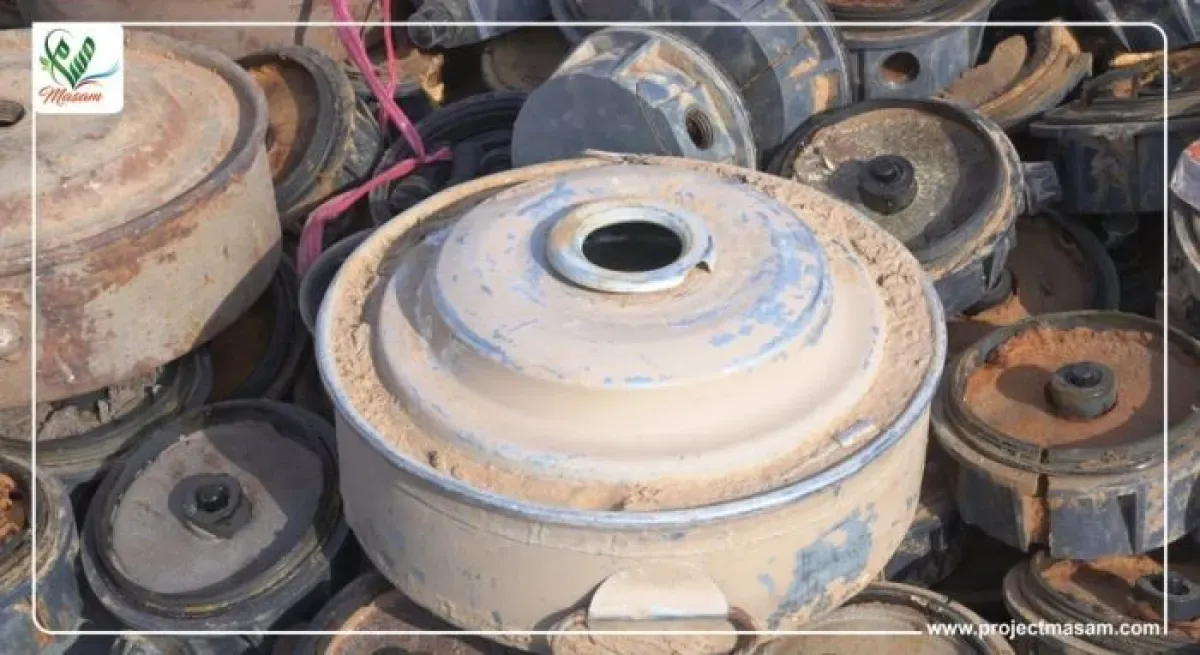 مشروع "مسام" ينزع 7554 لغماً وذخيرة غير منفجرة ويطهر 1.7 مليون متر مربع في يناير