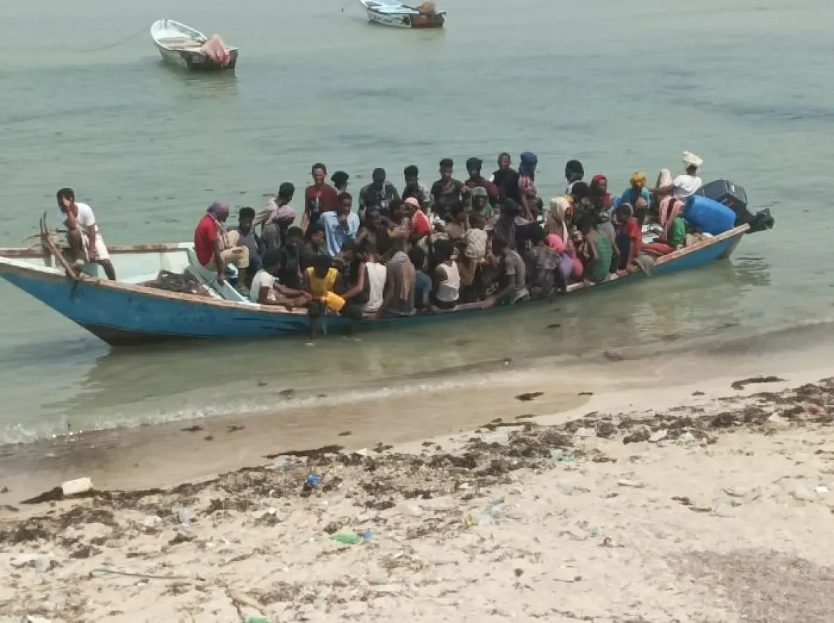 وصول 620 مهاجراً أفريقياً إلى سواحل شبوة في ثلاث عمليات تهريب متزامنة