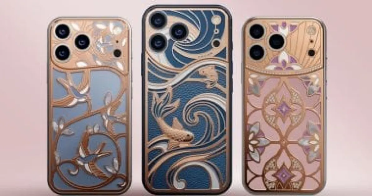 آيفون 17 برو بتصاميم "حديقة عدن" الفاخرة: ذهب وماس بأسعار خيالية