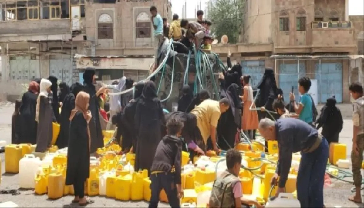 قضية "امن انساني" .. تحذير حكومي لأهالي تعز .. (عطش جماعي) مع دخول رمضان