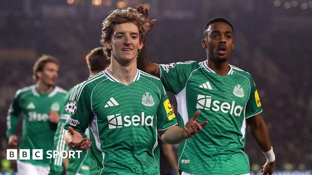 هاتريك غوردون يقود نيوكاسل لسحق قره باغ وليلة تاريخية في دوري الأبطال