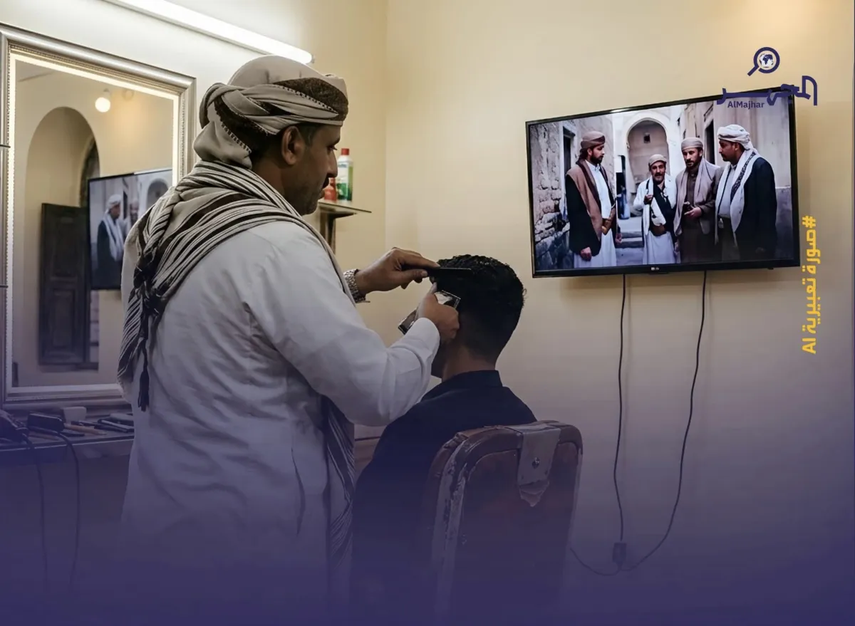 بسبب مسلسل رمضاني ..  المليشيات تقتحم صالون حلاقة بصنعاء وتعتقل أحد العاملين