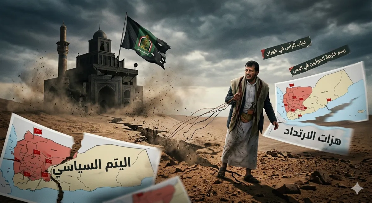 اليتم السياسي وهزات الارتداد: كيف سيعيد "غياب الرأس" في طهران رسم خارطة الحوثيين في اليمن؟