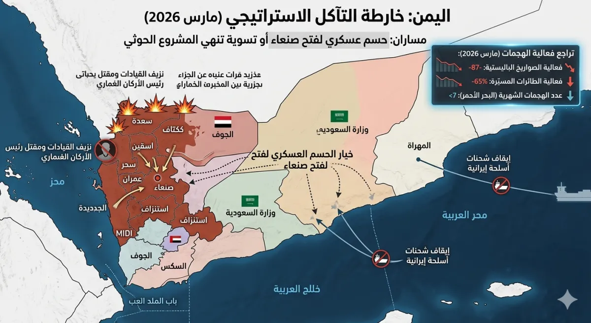 اليمن أمام مفترق طرق: التآكل الحوثي يفتح أبواب صنعاء أو يفرض تسوية "الاستسلام"