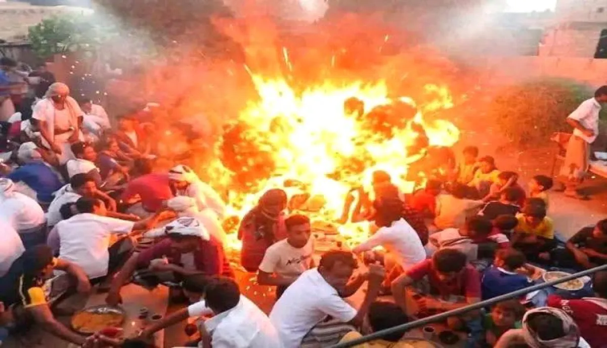 شاهد | صور مؤلمة لضحايا مجزرة الحوثي في حجة.. ارتفاع حصيلة القتلى