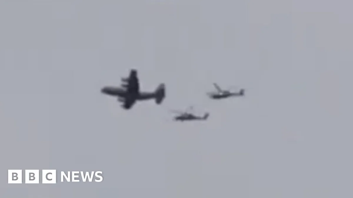 إنقاذ طاقم طائرة أمريكية بعد إسقاطها فوق إيران