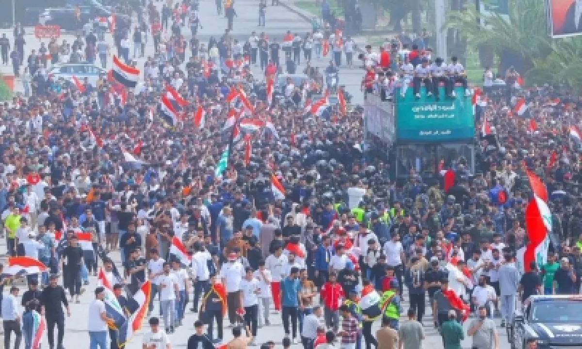 العراق يحتفل بالتأهل لمونديال 2026 باستقبال تاريخي في بغداد