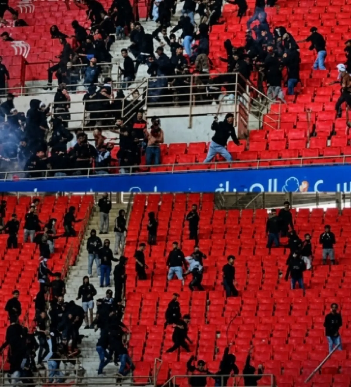 حبس 22 مشجعًا وإيداع 20 حدثًا على ذمة التحقيق بعد أعمال شغب بالدوري المغربي