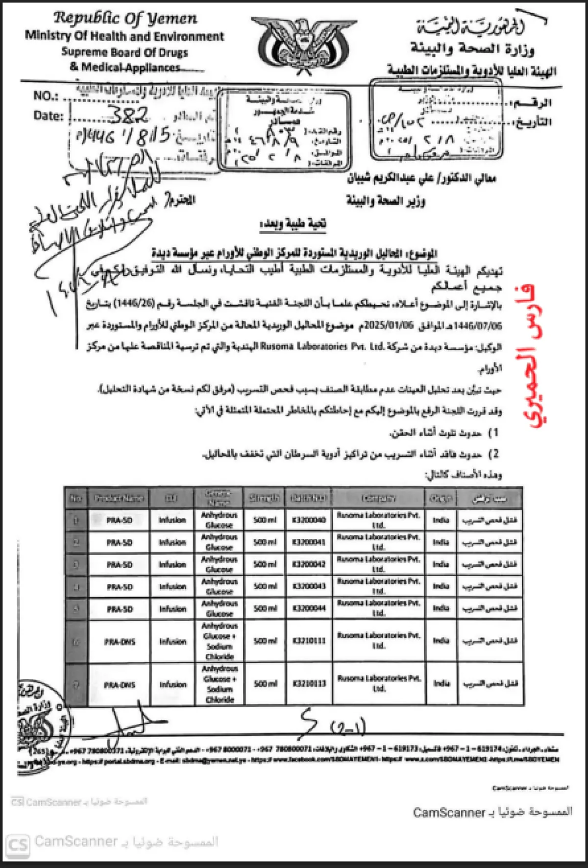 شاهد | ازمة ومخاطر صحية وشيكة تهدد حياة مرضى السرطان بصنعاء وسط ضغوط لإطلاق شحنة أدوية "تالفة" | وثائق وتفاصيل