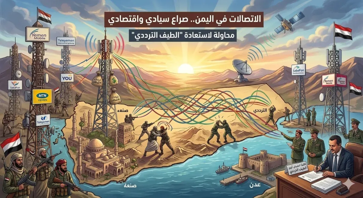 اليمن: الحكومة تستعيد سيادتها على قطاع الاتصالات عبر تنظيم الطيف الترددي