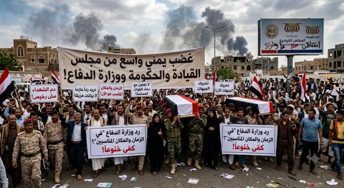 غضب يمني واسع من رد فعل الحكومة والدفاع على هجوم الحوثيين