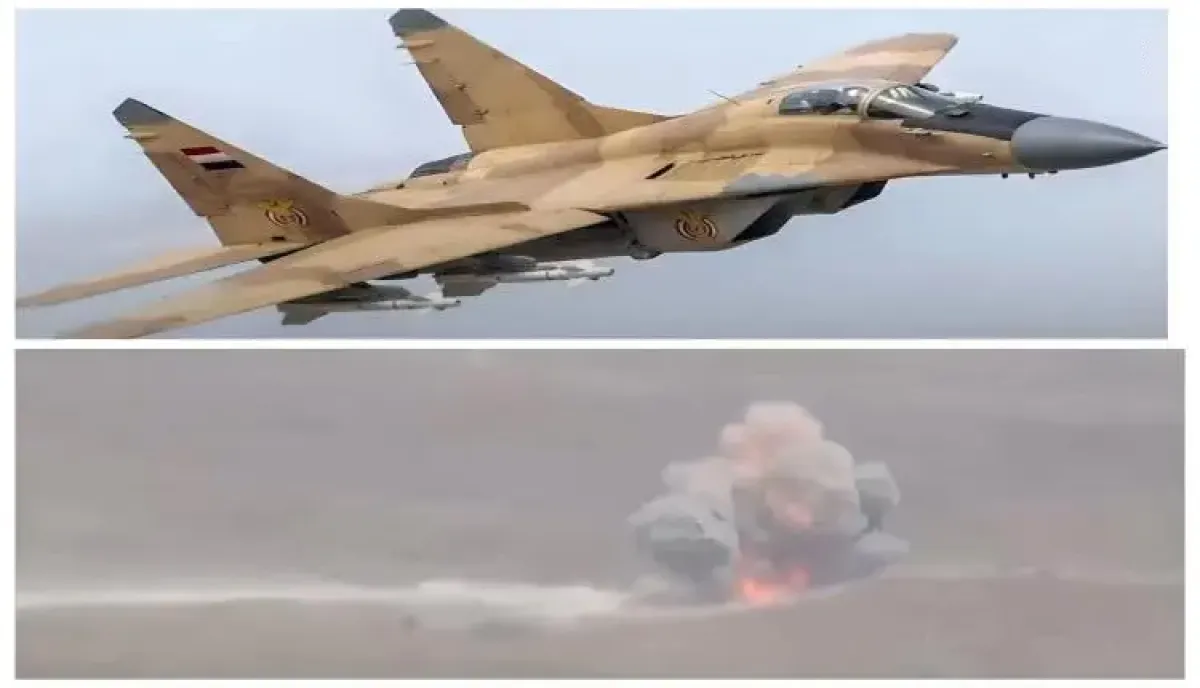 في حجة .. الطيران الحربي يدك مواقع وتحصينات الحوثي بالمحافظة