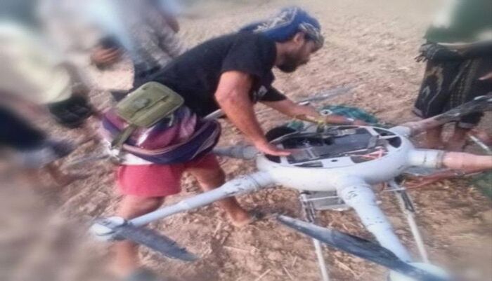 شاهد | دفاعات المقاومة الوطنية تُسقط طائرة حوثية محمّلة بالمتفجرات فوق قرى مأهولة | فيديو وتفاصيل