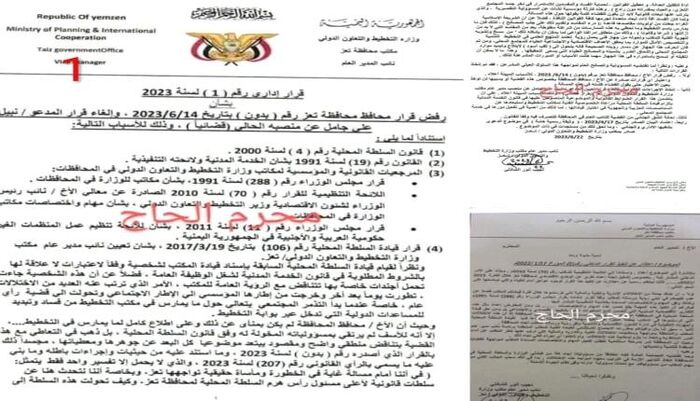 اخطر ملفات الفساد تضرب المحافظة | فضيحة توظيف كبرى تهز تعز.. محسوبيات وأموال منهوبة وتورط مسؤولين محليين مع جهات دولية